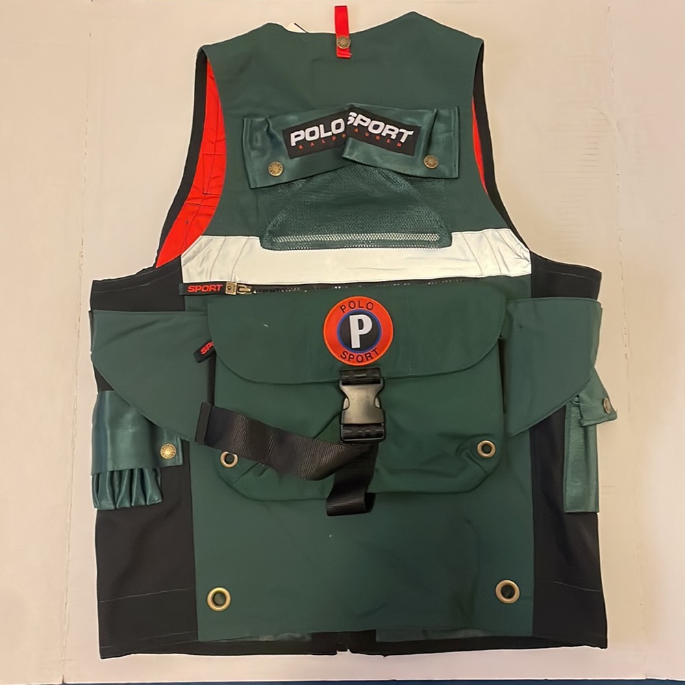 Polo Ralph Lauren Sport Sportsman Limited Ed Hunting Fishing Vest Gilet Men's S
